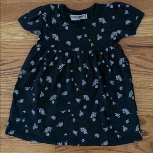Mikey Stars cotton dress in black gray